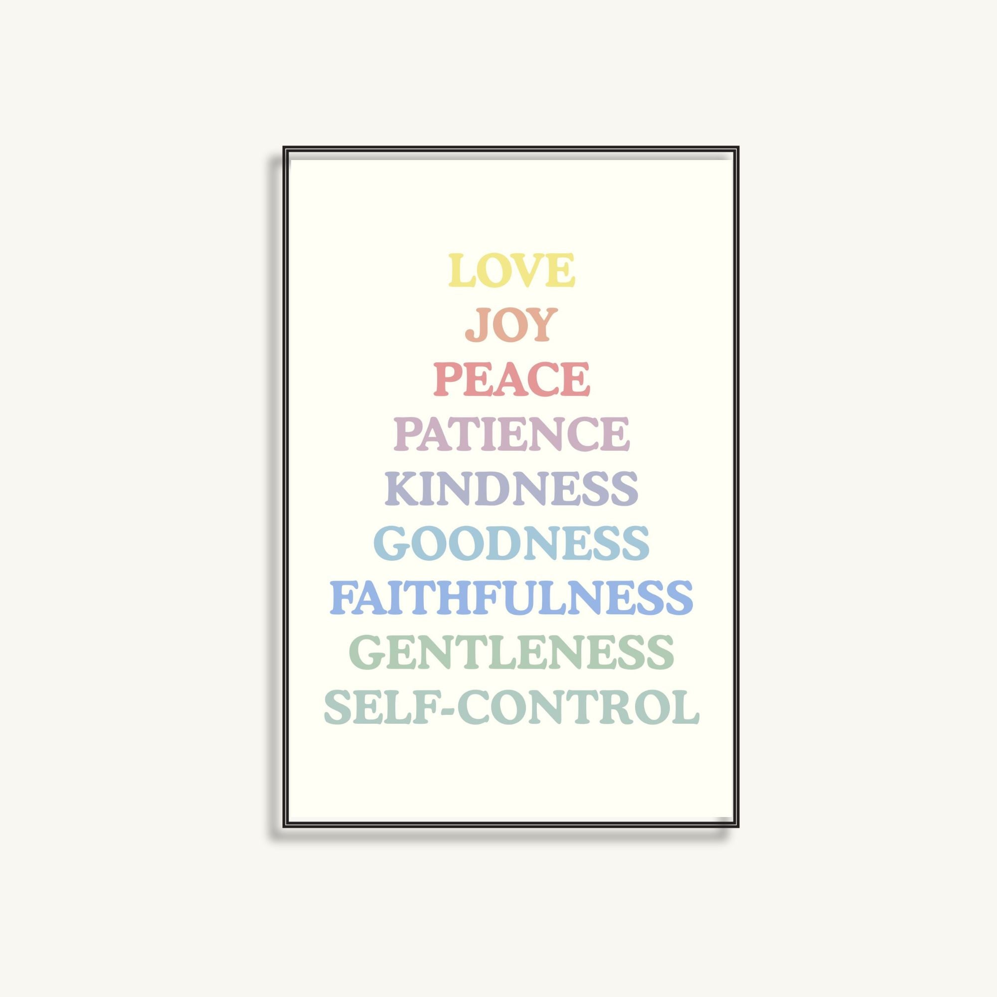 Fruits of the Spirit Poster