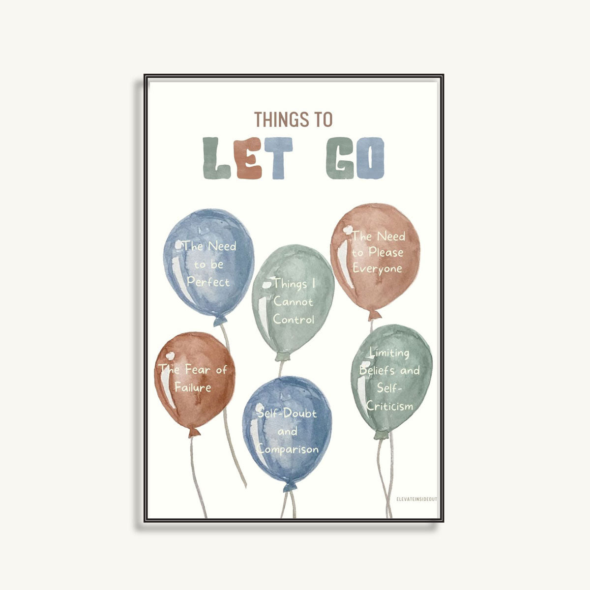 Things to Let Go